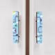 Handcrafted Acacia Wood Racing Track Handles Set